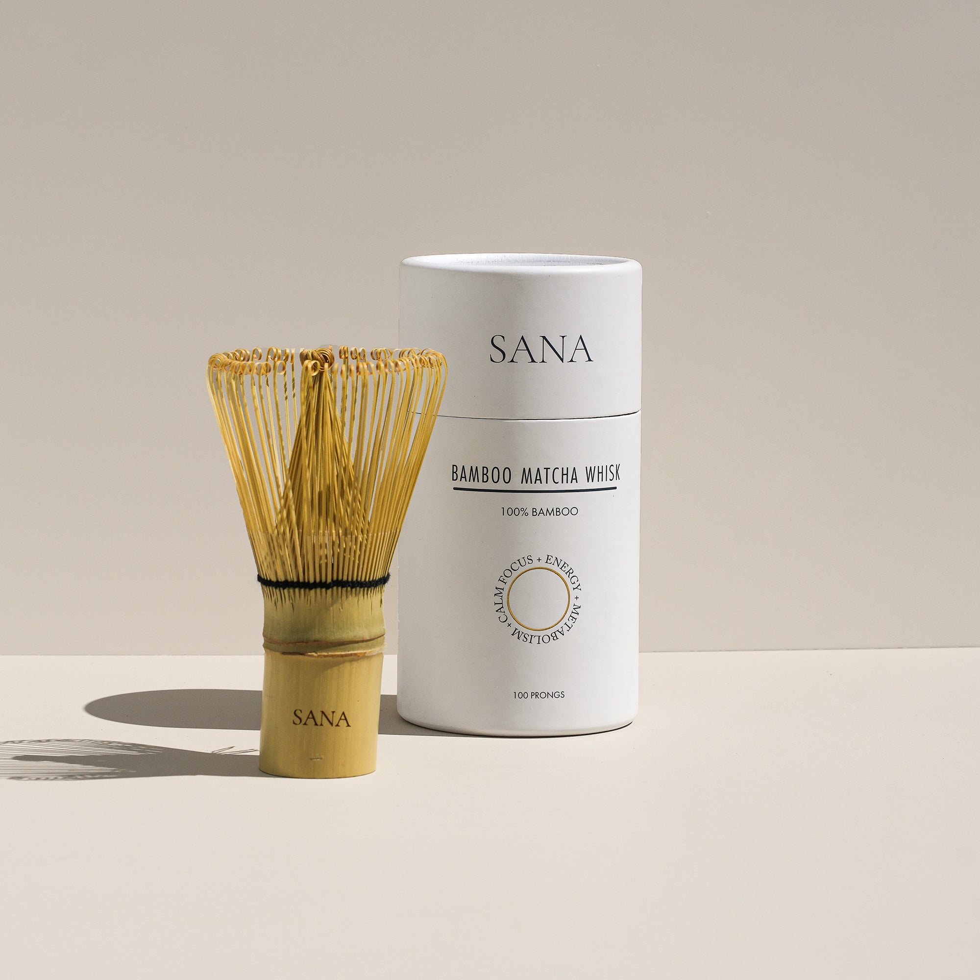 SANA Bamboo Matcha Whisk (100 prong)