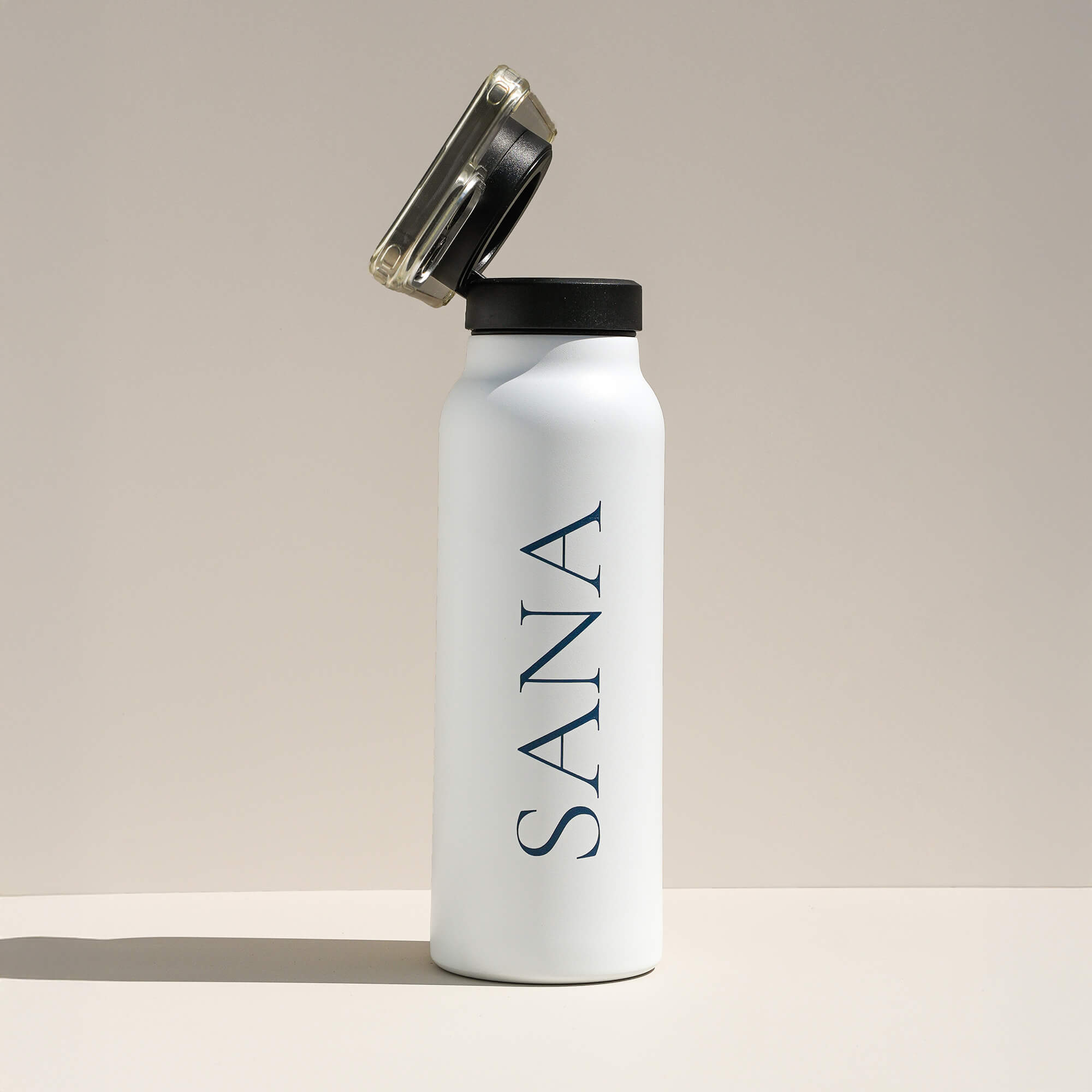 SANA MagSafe Water Bottle (720ml) with Magnetic Phone Tripod Mount