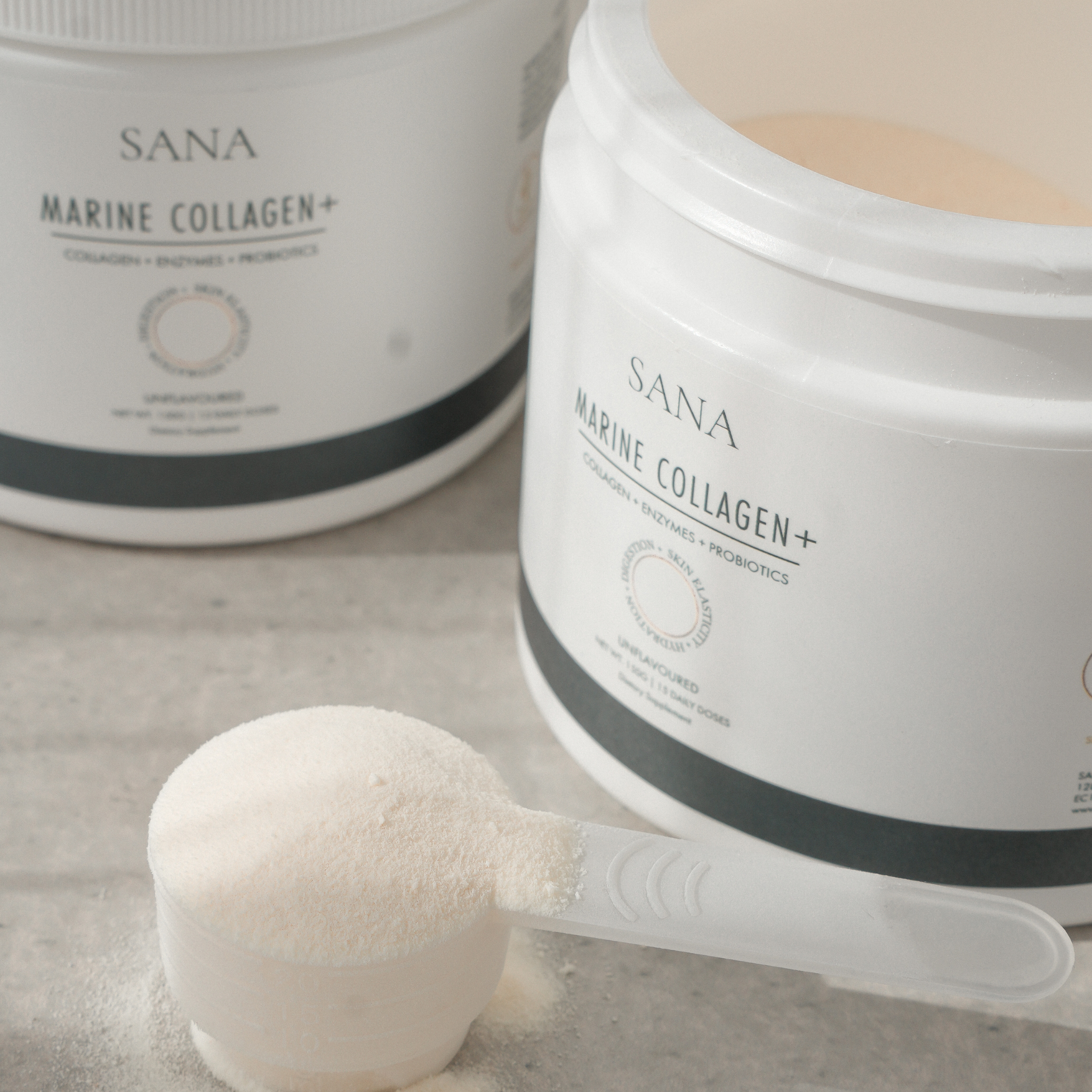 SANA Marine Collagen+ with Probiotics & Digestive Enzymes (15 servings)