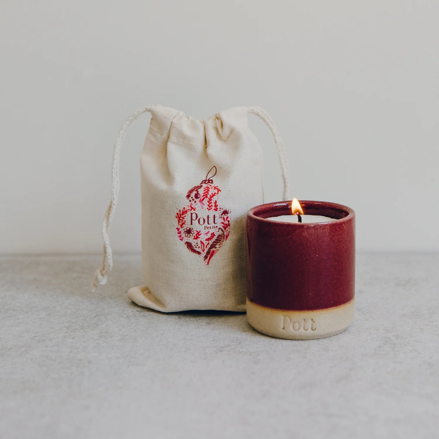 Pott Candles: The Ruby Petite Christmas Candle (Limited Edition)