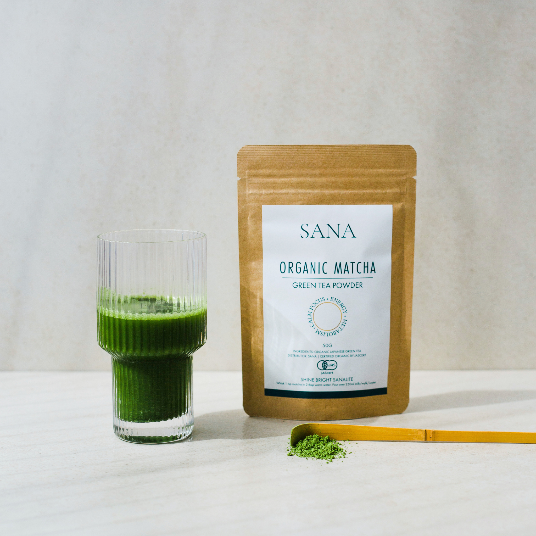 SANA Organic Matcha Green Tea Powder (50g)